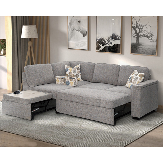 ALG013 Convertible L-Shape Sectional Sofa