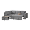 ALG013 Convertible L-Shape Sectional Sofa